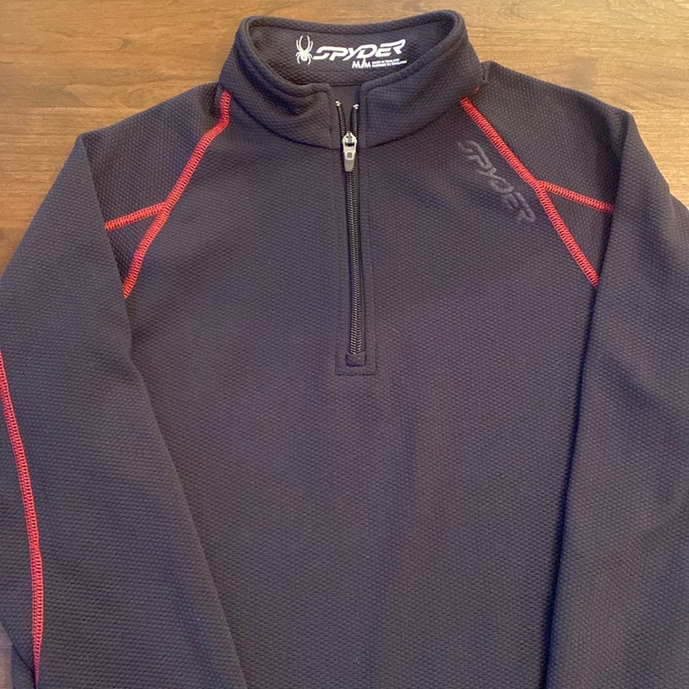 Spyder 3/4 zip shirt